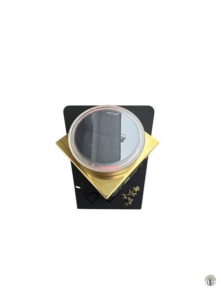 LED лампадка на могилу 24&times;16 см на сонячній батареї тепле світло №1 лампатка 01 фото