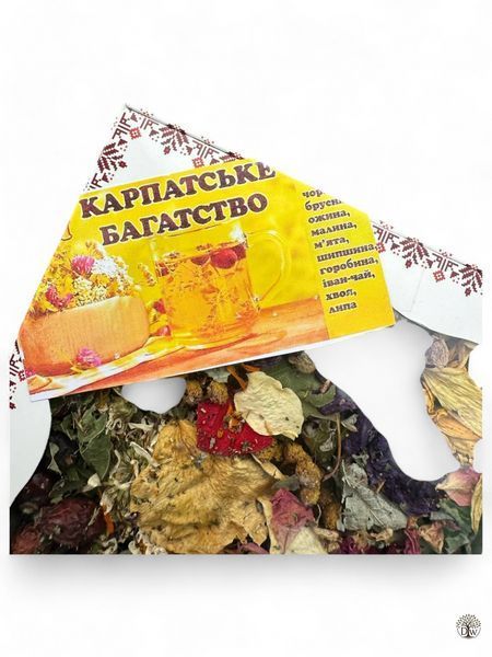 Чай Карпатский трав'яний купаж Карпатське Багатство Трав ча04 фото